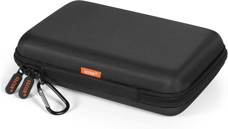 GLCON Shockproof Hard Shell Carrying Case for GPS, External Hard Drive, Power Bank, Charger, Cable, Heart Monitor, Cell Phone, Electronic Accessories - Larger Capacity Storage Pouch Travel Bag - Image 1